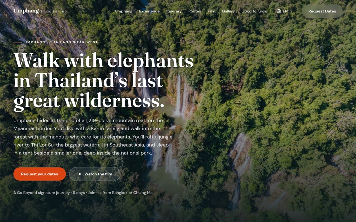 Screenshot of Umphang Explorer